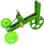 🦜 enhance parrot training with popetpop mini bike toy for parakeets, cockatiels, conures, budgies, and lovebirds (green) logo