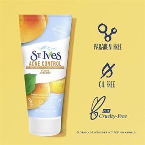 img 1 attached to 🍑 St. Ives Apricot Face Scrub with Salicylic Acid & Natural Exfoliants - 6 oz, Pack of 4 - Get Healthy-Looking Skin