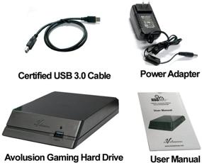 img 2 attached to Avolusion HDDGear 4TB (4000GB) внешний игровой жесткий диск USB 3.0 для Xbox One, предварительно отформатированный, с гарантией на 2 года