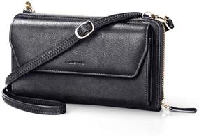img 4 attached to Nuoku Womens Wallet Wristlet Crossbody Women's Handbags & Wallets in Wristlets