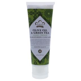 img 2 attached to 🖐 Nubian Heritage Hand Cream: Olive and Green Tea for Supreme Skin Moisture, 4 Ounce