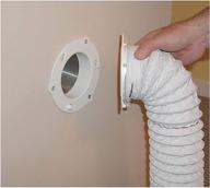 🧲 quick-release dryer dock – the original, twist & lock tight, two-piece dryer vent hose quick-connect, fits 4 inch tubes логотип