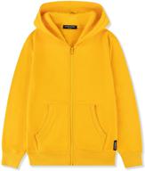 👕 alwaysone boys' fleece sweatshirt in athletic yellow m: trendy and comfy! logo