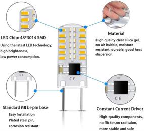 img 2 attached to 💡 Efficient Dimmable Under Cabinet Lighting: 20W 25W Equivalence