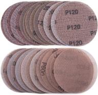 🪚 premium 30pcs 5 inch mesh hook &amp; loop sanding discs - assort grit dust free abrasive net sander disc for wood furniture floor - anti-blocking, long-lasting sanding pads logo