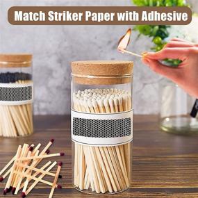 img 2 attached to Striker Paper Adhesive Fireplace Strike Household Supplies for Lighters & Matches