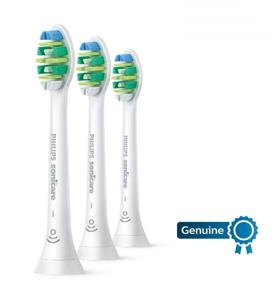 img 3 attached to 🦷 Philips Sonicare Genuine Intercare Replacement Toothbrush Heads - Pack of 3 Brush Heads - White (HX9003/65)