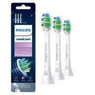 🦷 philips sonicare genuine intercare replacement toothbrush heads - pack of 3 brush heads - white (hx9003/65) logo