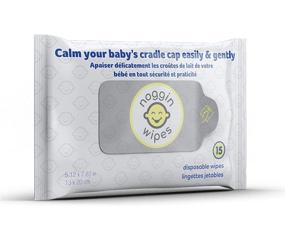 img 2 attached to 🥑 Cradle Cap Wipes - Pure Avocado Oil and Chamomile Formula, Hydrating and Exfoliating, Soothes Dry Skin, Nurtures Baby's Softness, 15 Count, Brand New