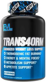 img 4 attached to 🔥 Evlution Nutrition Trans4orm - Premium Thermogenic Fat Burner for Effective Weight Loss, Enhanced Energy and Mental Focus without any Slump, Accelerate Metabolism, Control Cravings, Dietary Supplement (30 Servings)
