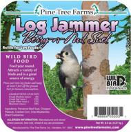 pine tree farms 5003 log jammers berry n nut suet plug suet 9.4oz: high-quality bird food for optimal nourishment logo