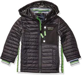 img 4 attached to 🧥 Stay Warm and Stylish with the London Fog Active Puffer Jacket for Boys