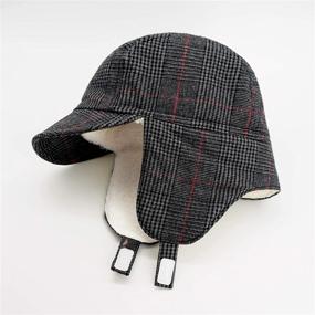 img 2 attached to Boys' Keepersheep Ushanka Earflap Trooper Trapper Hats & Caps - Enhance Your Accessories with Style