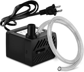img 4 attached to 🐠 PULACO Mini Submersible Water Pump: Powerful 50GPH Flow for Aquariums, Fish Tank, Pond, Fountain, Hydroponics