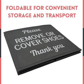 img 1 attached to 👟 RE GOODS Shoe Covers Box: Convenient Disposable Bootie Holder for Realtor Listings & Open Houses – Shoe Cover/Removal Bin Included!