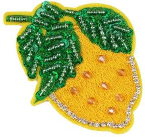 img 1 attached to Rhinestone Clothing Beading Applique Decoration