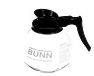 efficient brewing: bunn 42400 0101 commercial glass decanter for superior coffee servings logo