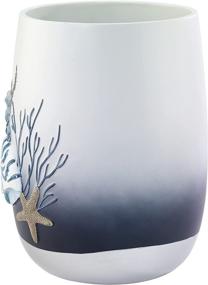 img 3 attached to Avanti Linens Lagoon Wastebasket Multicolor