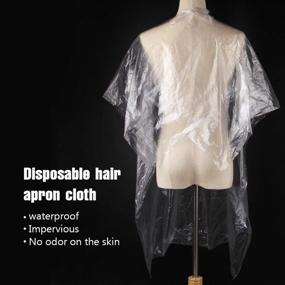 img 3 attached to Anself Disposable Waterproof Haircut Barbershop