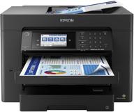 🖨️ epson workforce pro wf-7840: wireless wide-format printer with auto 2-sided print, copy, scan, and fax – 13"x19", 500-sheet capacity, alexa-compatible logo