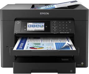 img 4 attached to 🖨️ Epson WorkForce Pro WF-7840: Wireless Wide-format Printer with Auto 2-Sided Print, Copy, Scan, and Fax – 13"x19", 500-Sheet Capacity, Alexa-Compatible
