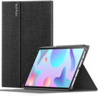 📱 infiland galaxy tab s6 lite case with adjustable stand - fits samsung galaxy tab s6 lite 10.4 inch model sm-p610/p615, 2020 release tablet - auto wake/sleep - black logo