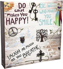 img 4 attached to 📸 ARPAN Large 3-Ring Binder Slip-in Photo Album for 500 6×4" / 10×15 cm Photos with Life Inspirational Slogans - Enhanced SEO