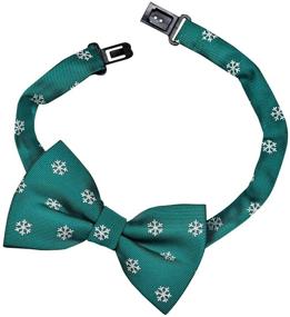 img 1 attached to Retreez Snowflake Patterned Microfiber Boys' Pre-Tied Accessories and Bow Ties for Christmas