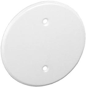 img 3 attached to 🔵 Garvin Industries White Ceiling Cover: 5 Inch Diameter with 1/4 Inch Edge Taper