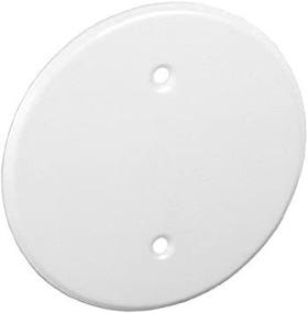 img 4 attached to 🔵 Garvin Industries White Ceiling Cover: 5 Inch Diameter with 1/4 Inch Edge Taper