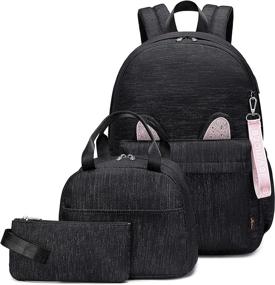 img 4 attached to ✨ Sparkle and Shine with the Joymoze Stylish Shimmer School Backpack