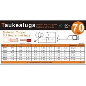 img 1 attached to 🔌 Industrial Electrical Battery Terminal Connectors – AWG8 Listed for Effective Performance