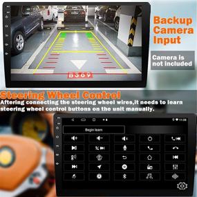 img 2 attached to 🚗 Binize 10.1-дюймовый одинарный андроид автомобильный стерео радио: сенсорный мультимедийный плеер с GPS-навигацией, Bluetooth, FM, двойным USB - поддержка Mirror Link & камеры заднего вида (1006 1G RAM+32G ROM)