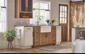 img 1 attached to 🛁 Houzer PTG-4300 WH Single Bowl Kitchen Sink, 33", White - Fireclay Apron-Front Design