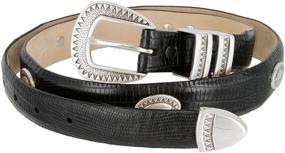 img 2 attached to 👌 Exquisite Italian Calfskin Leather Concho Lizard: Premium Quality and Style Combined