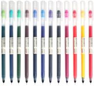 zscm coloring gel pens - 12 colors fine point markers for journaling, planner, drawing, bullet journal, note taking, calendar, coloring, art - office and school supplies logo