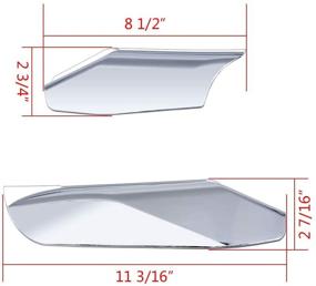 img 2 attached to Astra Depots Mid Frame Deflector Compatible Motorcycle & Powersports