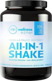 img 4 attached to 🥤 JJ Virgin's Vanilla Paleo-Inspired All-in-One Shake: Boost Energy with Keto-Friendly Bone Broth Protein Powder - 20g Protein, 30 Servings