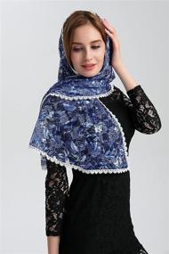 img 2 attached to Exquisite Chapel Catholic Mantilla Church Headwrap: The Perfect Women's Accessory for Special Occasions