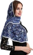 exquisite chapel catholic mantilla church headwrap: the perfect women's accessory for special occasions logo