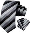 hisdern classic necktie handkerchief pocket men's accessories logo