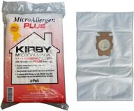 🌬️ kirby micron magic micro allergen plus hepa vacuum filter bags - package of 6, model #204814a: ultimate cleanliness for allergy control logo