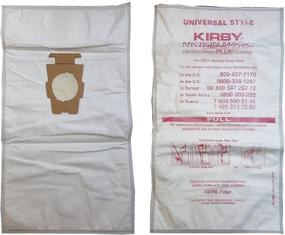 img 1 attached to 🌬️ Kirby Micron Magic Micro Allergen Plus HEPA Vacuum Filter Bags - Package of 6, Model #204814A: Ultimate Cleanliness for Allergy Control