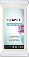 🔮 cernit trans clay translucent white crafting: a versatile clay for artistic creations логотип