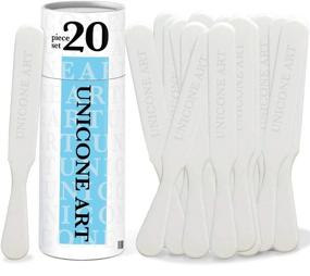 img 3 attached to 🎨 Set of 20 Reusable Plastic Stir Sticks for Resin, Art, and Paint by Unicone Art