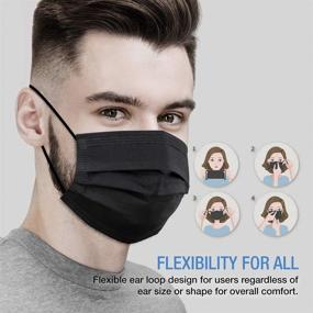 img 2 attached to 🔒 Unifandy Masks 50PCS: Triple Layer Protection for Optimal Safety