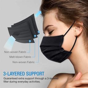 img 3 attached to 🔒 Unifandy Masks 50PCS: Triple Layer Protection for Optimal Safety