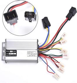 img 4 attached to ⚡ Aftermarket Controller 48V 1000W for Brushed Electric Motor Scooter - Black Battery Connector Terminal by WEIYINGSI