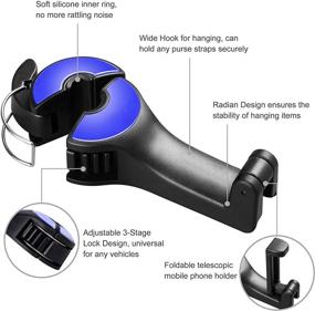 img 1 attached to Vehicle Universal Adjustable Headrest Holding