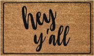 🚪 ninamar door mat - hey y'all natural coir, 29.5 x 17.5 inches: enhance your seo! logo